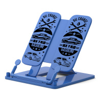 Подставка для книг пластиковая ErichKrause Vintage Car, синий