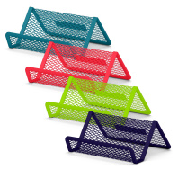 Подставка для визитных карточек металлическая ErichKrause Compass, Reef, ассорти