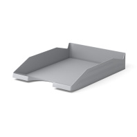 Лоток для бумаг пластиковый ErichKrause Office, Classic, серый