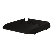 Лоток для бумаг пластиковый ErichKrause Sphere, Classic, черный