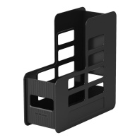 Подставка для бумаг вертикальная пластиковая ErichKrause Techno, Classic, 100мм, черный