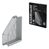 Подставка для бумаг вертикальная металлическая ErichKrause Compass, Classic, серебряный