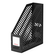 Подставка для бумаг вертикальная пластиковая ErichKrause Classic, 90мм, черный