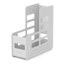 Подставка для бумаг вертикальная пластиковая ErichKrause Techno, Classic, 100мм, белый