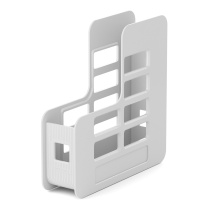 Подставка для бумаг вертикальная пластиковая ErichKrause Techno, Classic, 75мм, белый