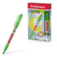 Маркер для выделения текста ErichKrause VisioLine® V-11 Неон, цвет чернил зеленый (в коробке по 12 шт.) Маркер для выделения текста ErichKrause VisioLine® V-11 Неон, цвет чернил зеленый (в коробке по 12 шт.)