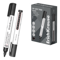 Маркер для досок с жидкими чернилами ErichKrause LW-600 Tank Liquid, цвет чернил черный (в коробке по 10 шт.)