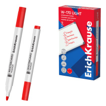 Маркер для досок ErichKrause W-170 Light, цвет чернил красный (в коробке по 12 шт.)