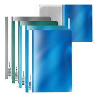 Папка-скоросшиватель пластиковая ErichKrause Glossy Ice Metallic, A4, ассорти (в пакете по 20 шт.)