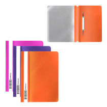 Папка-скоросшиватель пластиковая ErichKrause Matt Caribbean Sunset, A5+, ассорти (в пакете по 21 шт.)