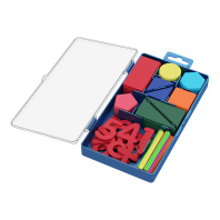 Набор счетных материалов пластиковый ErichKrause Ice Metallic (в коробке по 142 шт) Набор счетных материалов пластиковый ErichKrause Ice Metallic (в коробке по 142 шт)