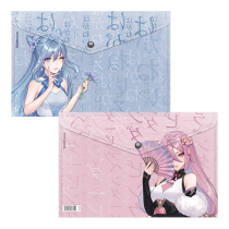 Папка-конверт на кнопке пластиковая ErichKrause Manga Girls, A4, ассорти (в пакете по 12 шт.)