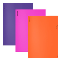 Папка-уголок пластиковая ErichKrause Matt Caribbean Sunset, A4, непрозрачный, ассорти (в пакете по 12 шт.)