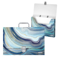 Портфель пластиковый ErichKrause® Marble Kyanite, FC (в пакете по  1шт.)