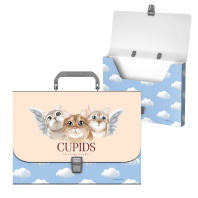 Портфель пластиковый ErichKrause® Cupids, A4 (в пакете по 1 шт.)