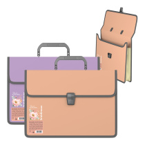 Портфель пластиковый ErichKrause Matt Pastel Bloom, с текстильной вставкой, A4, ассорти (в пакете по 1 шт.)