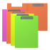 Папка-планшет пластиковая ErichKrause Matt Neon, A4, ассорти (в пакете по 4 шт.)