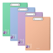 Планшет пластиковый ErichKrause Matt Pastel Bloom, шкала 30см, А4, ассорти (в пакете по 4 шт.)