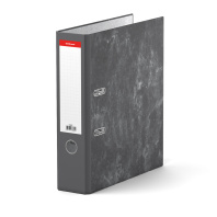 Папка-регистратор с арочным механизмом разборная ErichKrause Эконом, А4, 70 мм, серый