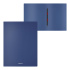 Папка-скоросшиватель пластиковая с пружинным механизмом ErichKrause Matt Classic, A4, синий (в пакете по 4 шт.)