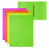 Папка-скоросшиватель пластиковая с пружинным механизмом ErichKrause Matt Neon, A4, ассорти (в пакете по 4 шт.)