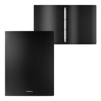 Папка на 4 кольцах пластиковая ErichKrause® Diamond Original, 24 мм, А4, черный (в пакете по 4 шт.) Папка на 4 кольцах пластиковая ErichKrause® Diamond Original, 24 мм, А4, черный (в пакете по 4 шт.)