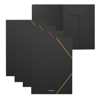 Папка на резинках пластиковая ErichKrause Matt Accent, A4, ассорти (в пакете по 4 шт.)