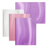 Папка на резинках пластиковая ErichKrause Glossy Candy, A4, ассорти (в пакете по 3 шт.)