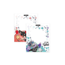 Набор пластиковых обложек ErichKrause® Mini Traveler для тетрадей и дневников, 212х347мм, 80 мкм, ассорти (пакет 12 шт.)