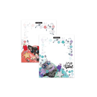 Набор пластиковых обложек ErichKrause® Mini Traveler для тетрадей и дневников, 212х347мм, 80 мкм, ассорти (пакет 12 шт.)