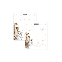 Набор пластиковых обложек ErichKrause Lovely Friends, для тетрадей и дневников, 212х347мм, 80 мкм, ассорти (пакет 12 шт.)