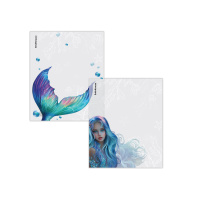 Набор пластиковых обложек ErichKrause Aquamarine, для тетрадей и дневников, 212х347мм, 80 мкм, ассорти (пакет 12 шт.)