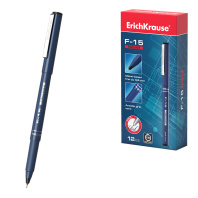 Ручка капиллярная ErichKrause F-15 Stick Classic, цвет чернил черный (в коробке по 12 шт.) Ручка капиллярная ErichKrause F-15 Stick Classic, цвет чернил черный (в коробке по 12 шт.)
