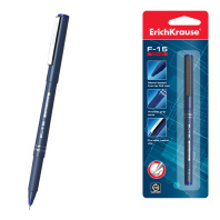 Ручка капиллярная ErichKrause F-15 Stick Classic, цвет чернил синий (в блистере по 1 шт.) Ручка капиллярная ErichKrause F-15 Stick Classic, цвет чернил синий (в блистере по 1 шт.)