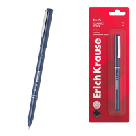 Ручка капиллярная ErichKrause F-15 Stick Classic 0.6, цвет чернил черный (в блистере по 1 шт.) Ручка капиллярная ErichKrause F-15 Stick Classic 0.6, цвет чернил черный (в блистере по 1 шт.)