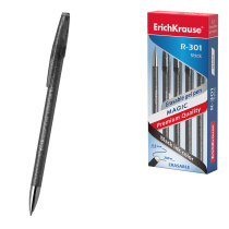 Ручка гелевая сo стираемыми чернилами ErichKrause R-301 Magic Gel Stick Original 0.5, цвет чернил черный (в коробке по 12 шт.)