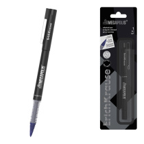 Ручка-роллер ErichKrause MEGAPOLIS® 1.0, с пластиковым наконечником, цвет чернил черный (в блистере по 1 шт.)