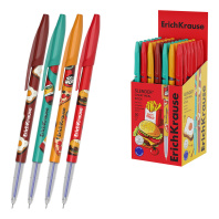 Ручка шариковая ErichKrause Slender® Stick Cheat Meal 0.7, Super Glide Technology, цвет чернил синий (в коробке по 50 шт.)