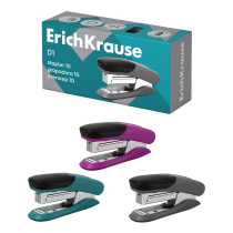 Степлер №10 ErichKrause D1 до 20 листов, ассорти (в коробке по 1 шт.)