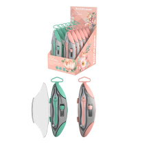 Готовальня ErichKrause Цветущая нежность, (металлический циркуль и сменные грифели), пенал, ассорти (в коробке-дисплее по 12 шт)