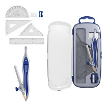 Готовальня ErichKrause Классика, 7 предметов, синий (в пенале)