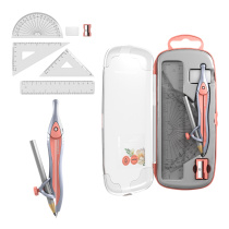 Готовальня ErichKrause Цветущая нежность, 7 предметов, персиковый (в пенале)