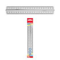 Линейка с держателем пластиковая ErichKrause Прозрачность, 20см, пакет, прозрачный (в пакете по 20 шт)