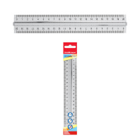Линейка с держателем пластиковая ErichKrause Прозрачность, 20см, пакет, прозрачный (в пакете по 20 шт)