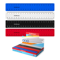 Линейка пластиковая ErichKrause Классика, 20см, ассорти (в коробке-дисплее по 44 шт)