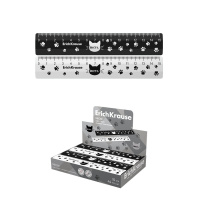 Линейка пластиковая ErichKrause Meow, 15см, ассорти (в коробке-дисплее по 44 шт)