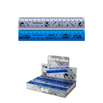 Линейка пластиковая ErichKrause 15см, ассорти для мальчиков (в коробке-дисплее по 44 шт)