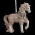 Украшение ErichKrause Decor Лошадка в свитере 8см