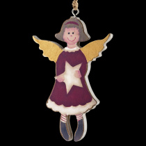 Украшение ErichKrause Decor Ангелок 11см, дерево