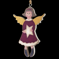 Украшение ErichKrause Decor Ангелок 11см, дерево